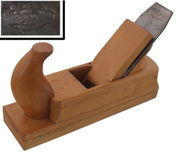 Johan P. Bendixen, Odense, Denmark: "Jpbo" Horn Smooth Plane