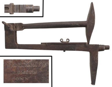 North, J. & E./berlin, Ct: Early Maker Tinsmith's Swage