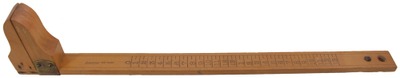 Lufkin Rule Company, Saginaw, Michigan, No. 8221: Extra Clean Maple Shoe Measure Rule