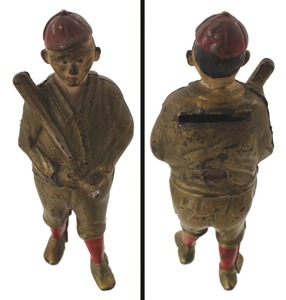 A.C. Williams Company, Ravenna, Ohio: Cast Iron "Baseball Player" Still Bank