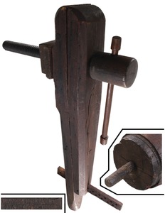E.W. Carpenter, Lancaster, Pennsylvania: Rare Planemaker Made Wdwkg. Bench Vise