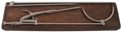 J.T. Kelley, West Rush, New York: Rare Nickel Plated Ellipsograph