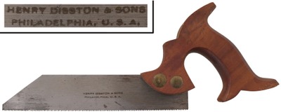 Henry Disston & Sons, Philadelphia, Pennsylvania: Extra Clean Pattern Maker's Saw