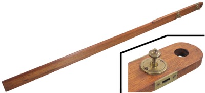 Unmarked: Fancy Brass And Mahogany Rule