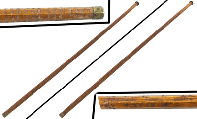 F. Dana, Rochester, New York: Early Log Measure Cane Rule