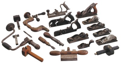 Assorted Makers: Lot Of |id Planes & Woodworking Tools