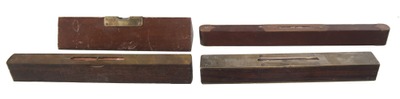 Assorted Makers: Four English Type Spirit Level