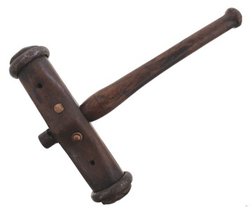 Unmarked: Early 19th C. Euro. Ship Caulking Mallet