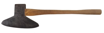 S. Noles: Early 19th C. Hand Forged Broad Axe