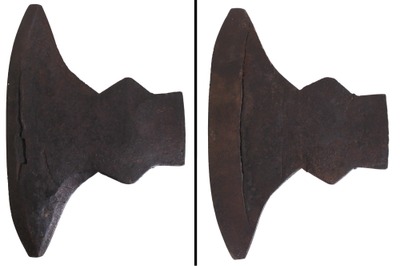 Unmarked: Hand Forged 18th C. Broad Axe Head