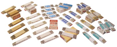 Lufkin Rule Company, Saginaw, Michigan: Lot Of Original Box Zig-Zag Folding Rule