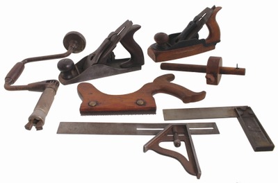 Assorted Makers: Lot Of Clean & Usabl Woodworking Tools