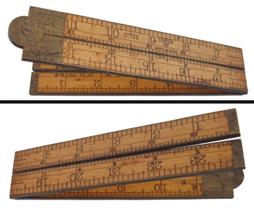 Stanley Rule & Level, No. 72 1/2: Two-Foot/Four-Fold Folding Rule