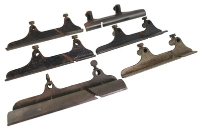 Stanley Rule & Level: Five Cast Iron Bases For #45/55 Plane