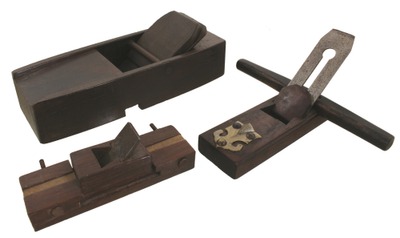 Unmarked: Three Oriental Woodworking Planes