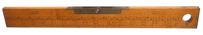 J. Rabone & Sons, Birmingham, England: Combination 18" Rule And Level