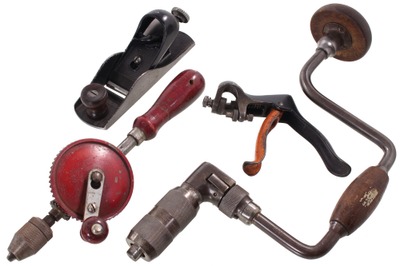 Assorted Makers: Lot Of Four Clean Woodworking Tools