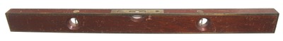 Goodell Pratt Company, Greenfield, Massachusetts, No. 4524: Brass Bound Mahogany Level