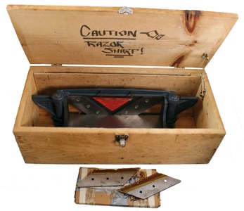 Pootatuck Corp., Cornish, New Hampshire, No. 4: "Lion" Cast Iron Mitre Trimmer