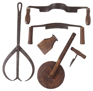 Assorted Makers: Lot Of Early Type Coopers' Tools