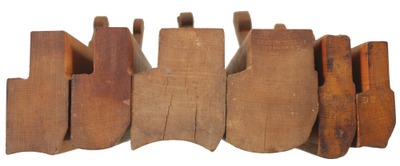 Assorted Makers: Three Pairs Of H/R Molding Plane