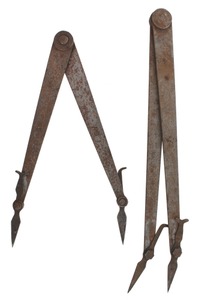 G.W.: Two Pairs Of Hand Made Hermaph. Calipers