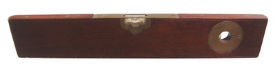 Unmarked: 10 1/4" Mahogany Bod Plumb & Level