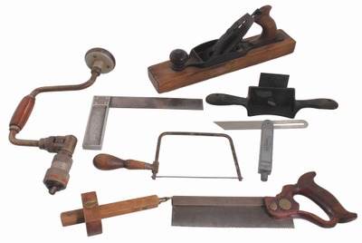 Assorted Makers: Lot Of Clean & Usabl Woodworking Tools