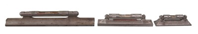 Stanley Rule & Level, No. 34: Three Clean Nickel Plated Bench Levels