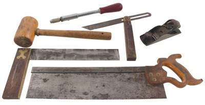 Assorted Makers: Lot Of Clean & Usabl Woodworking Tools