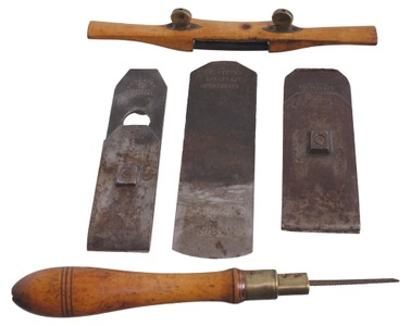 Assorted Makers: Lot Of Early Type Woodworking Tools