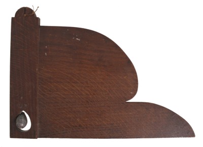 Unmarked: Early Mahogany Plumb Level