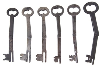 Assorted Makers: Coll. Of Six Asst. Folding Keys
