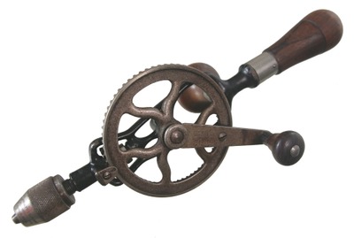 Goodell-Pratt Company, Greenfield, Massachusetts, No. 379: Rosewood Hdl. Gear Drive Hand Dril