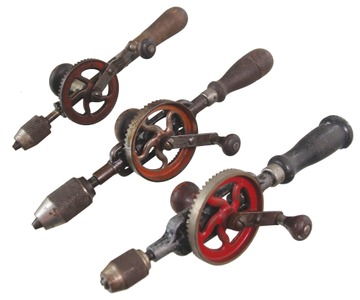 Millers Falls Company, Millers Falls, Massachusetts: Three Clean And Complete Hand Drills