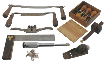 Assorted Makers: Lot Of Clean & Usabl Woodworking Tools