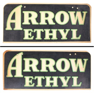 Allegheny-Arrow Oil Company, Canton, Ohio: "Arrow Ethyl" Advertising Sign