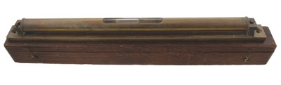 Unmarked: Solid Brass Engineer's Level