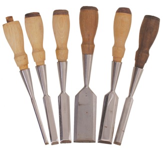 Sears, Roebuck & Company, Chicago, Illinois: Stepped Set Of 7 Beveldge Chisels