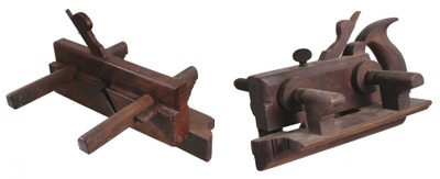 Assorted Makers: Two Fenced Woodworking Plane