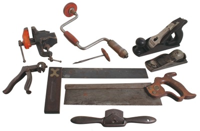 Assorted Makers: Lot Of Clean & Usabl Woodworking Tools
