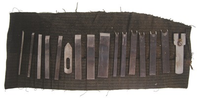Stanley Rule & Level: Roll Of 16 Orig. Cutting Irons