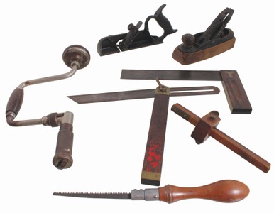 Assorted Makers: Lot Of Clean & Usabl Woodworking Tools