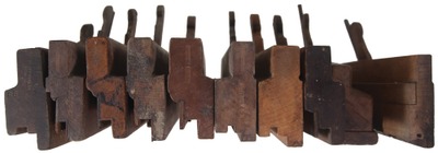 Assorted Makers: Lot Of 10 Assorted Groove Molding Plane
