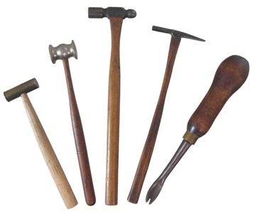 Assorted Makers: Four Delicate Small Size Hammer