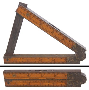 Chapin-Stephens Company, Pine Meadow, Connecticut, No. 036: Patent Inclinometer Folding Rule