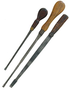 Assorted Makers: Three Early Large Size Screwdrivers