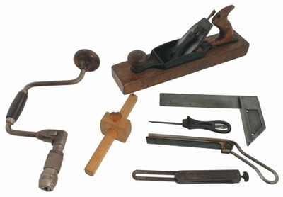 Assorted Makers: Lot Of Clean & Usabl Woodworking Tools