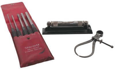 L.S. Starrett Company, Athol, Massachusetts: Three Extra Clean Machinists' Tools