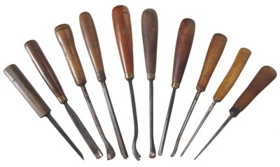 Assorted Makers: Ten Clean & Usabbl Carving Tools